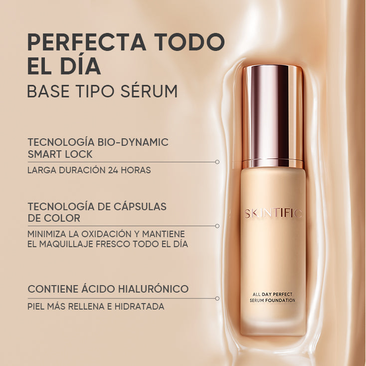 Base de maquillaje sérum perfeccionadora todo el día