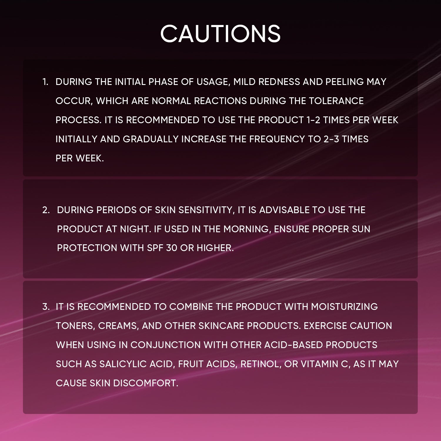 12% AHA BHA PHA LHA Peeling Solution Serum