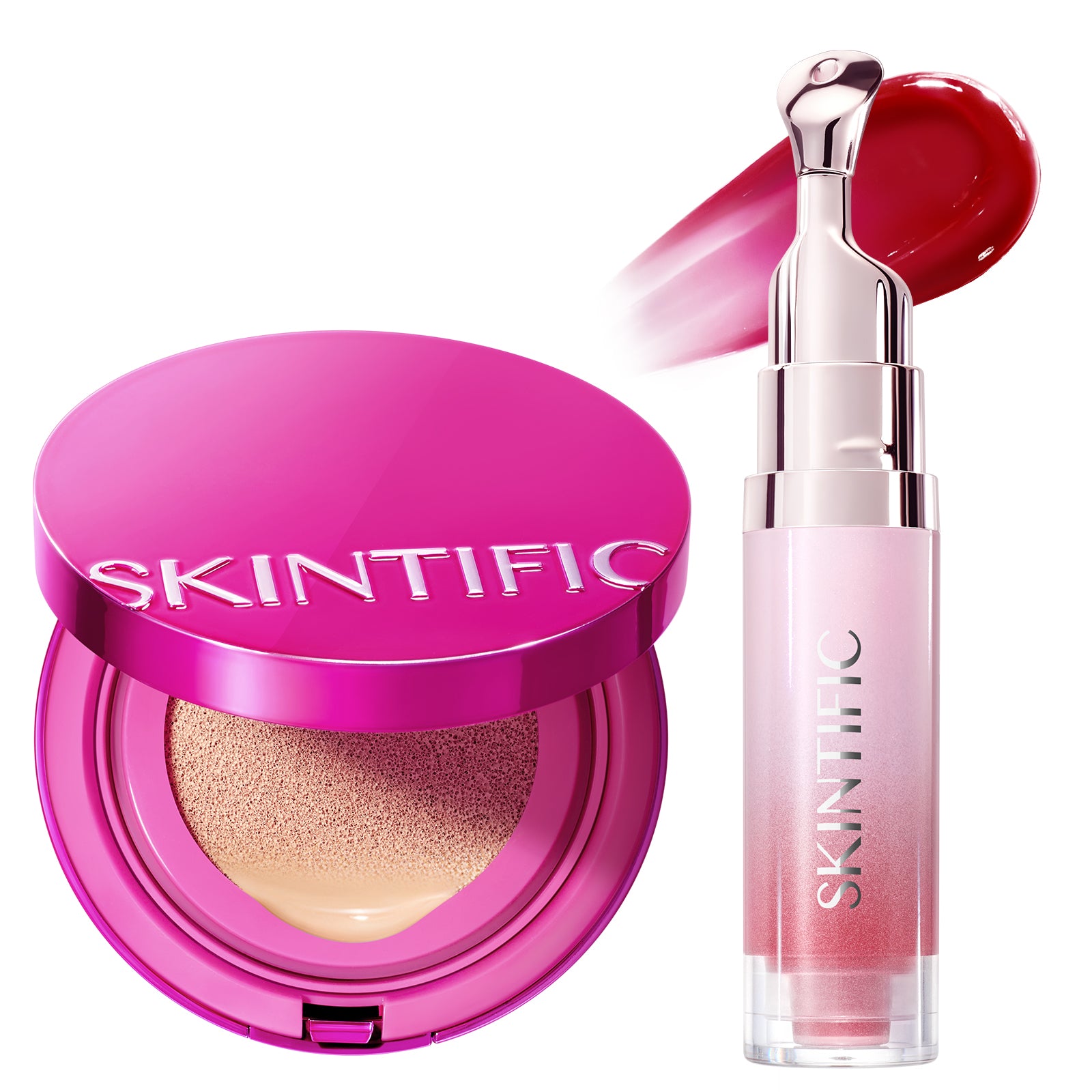 Glow Cushion & Peptide Lip Serum Set 2pcs