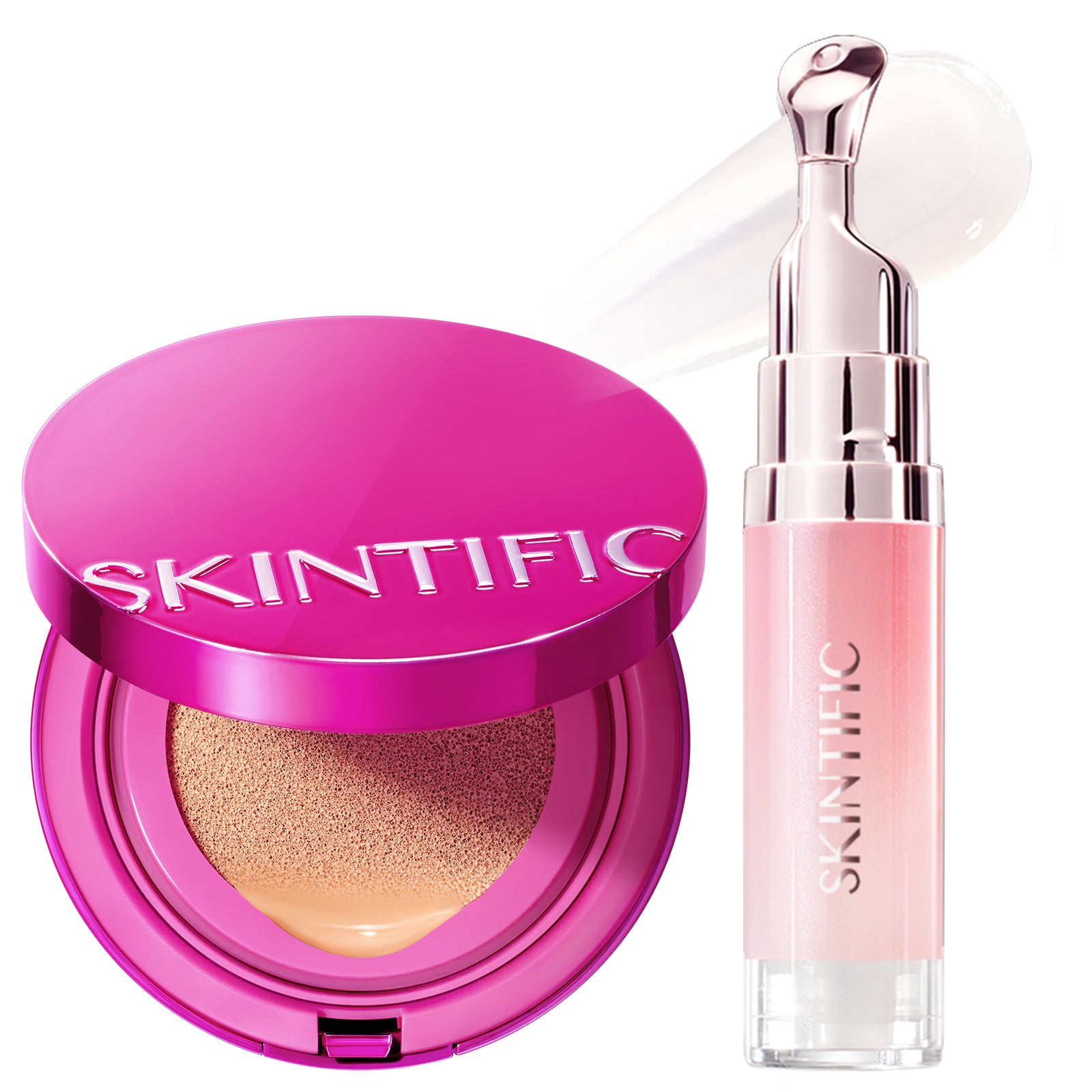 Glow Cushion & Peptide Lip Serum Set 2pcs