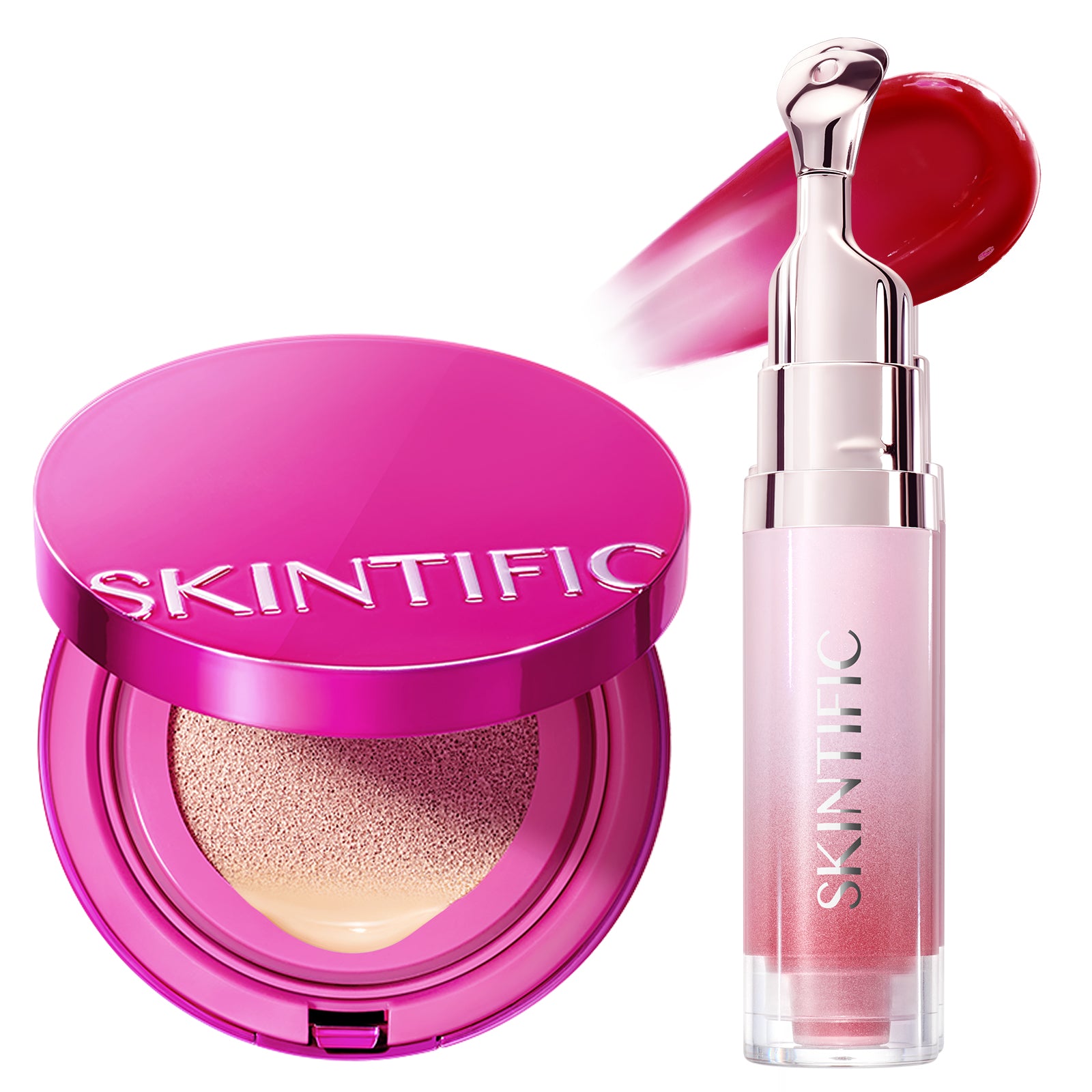 Set Glow Cushion & Sérum Labial con Péptidos – 2 piezas