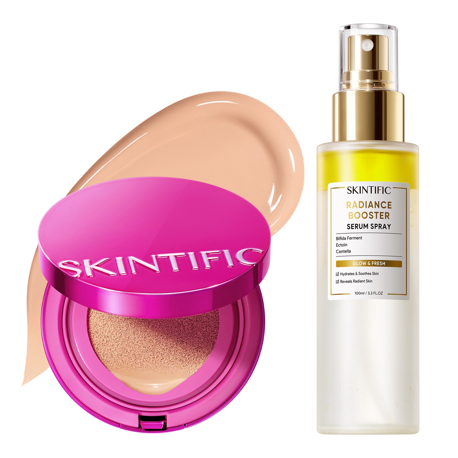 Glow Cushion & Serum Spray Set 2pcs