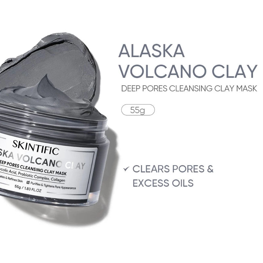 Alaska Volcano Deep Pores Cleansing Clay Mask