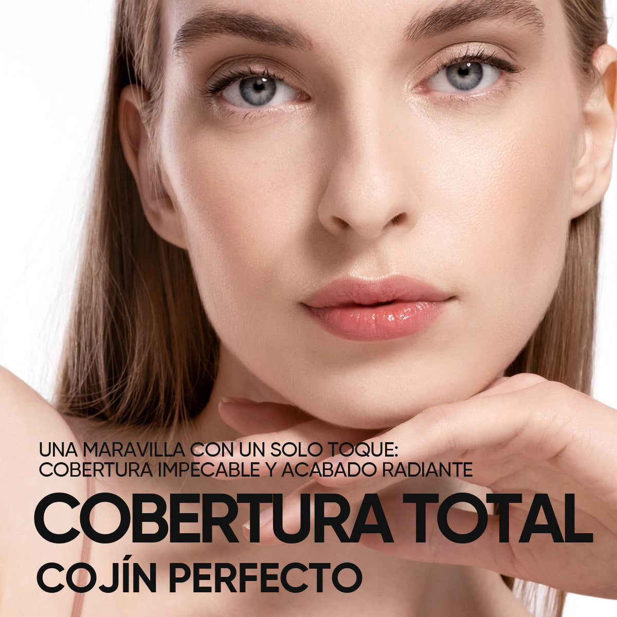 Cushion de cobertura de larga duración 12 horas + Spray sérum potenciador + Sérum labial