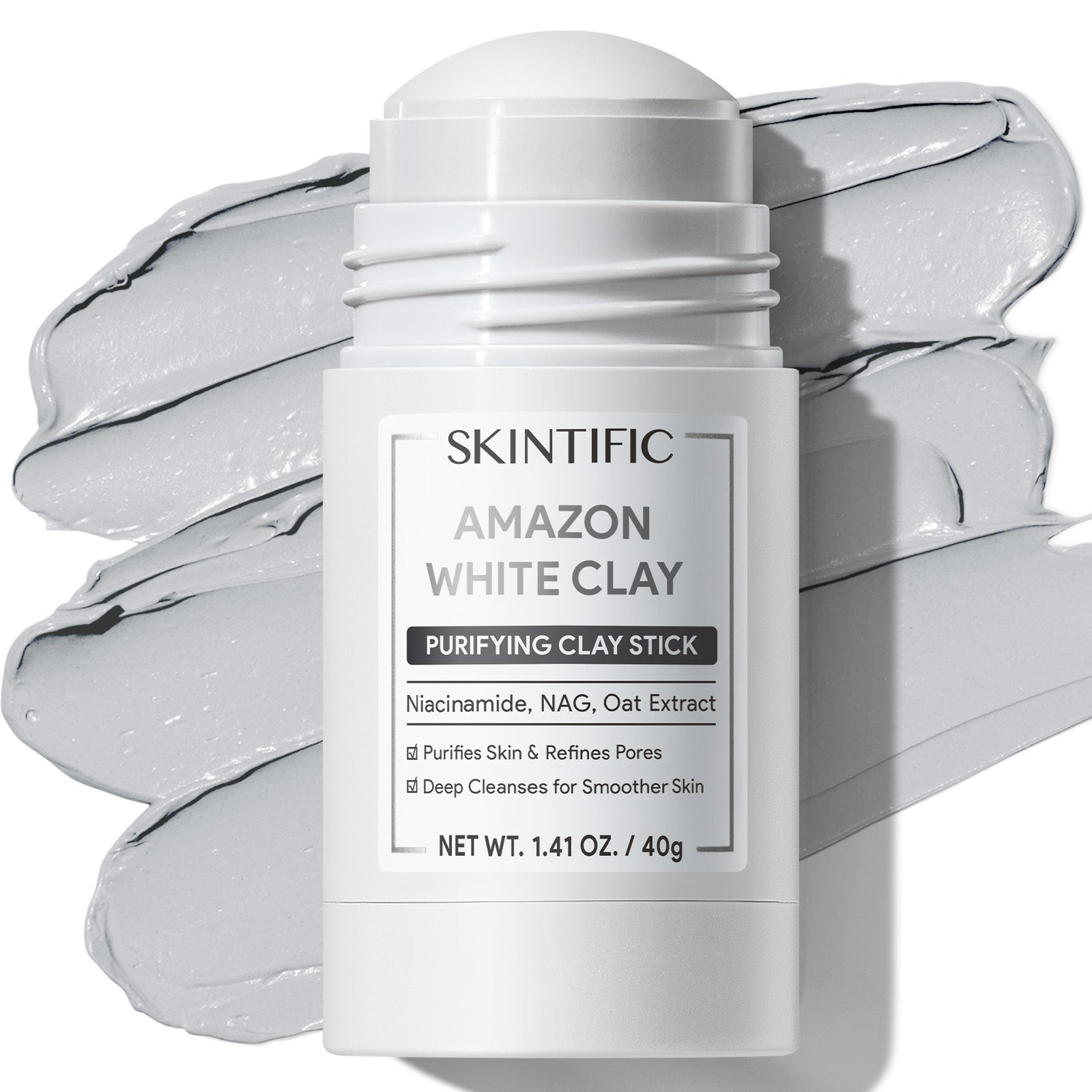 Mascarilla en barra purificante de arcilla blanca amazónica