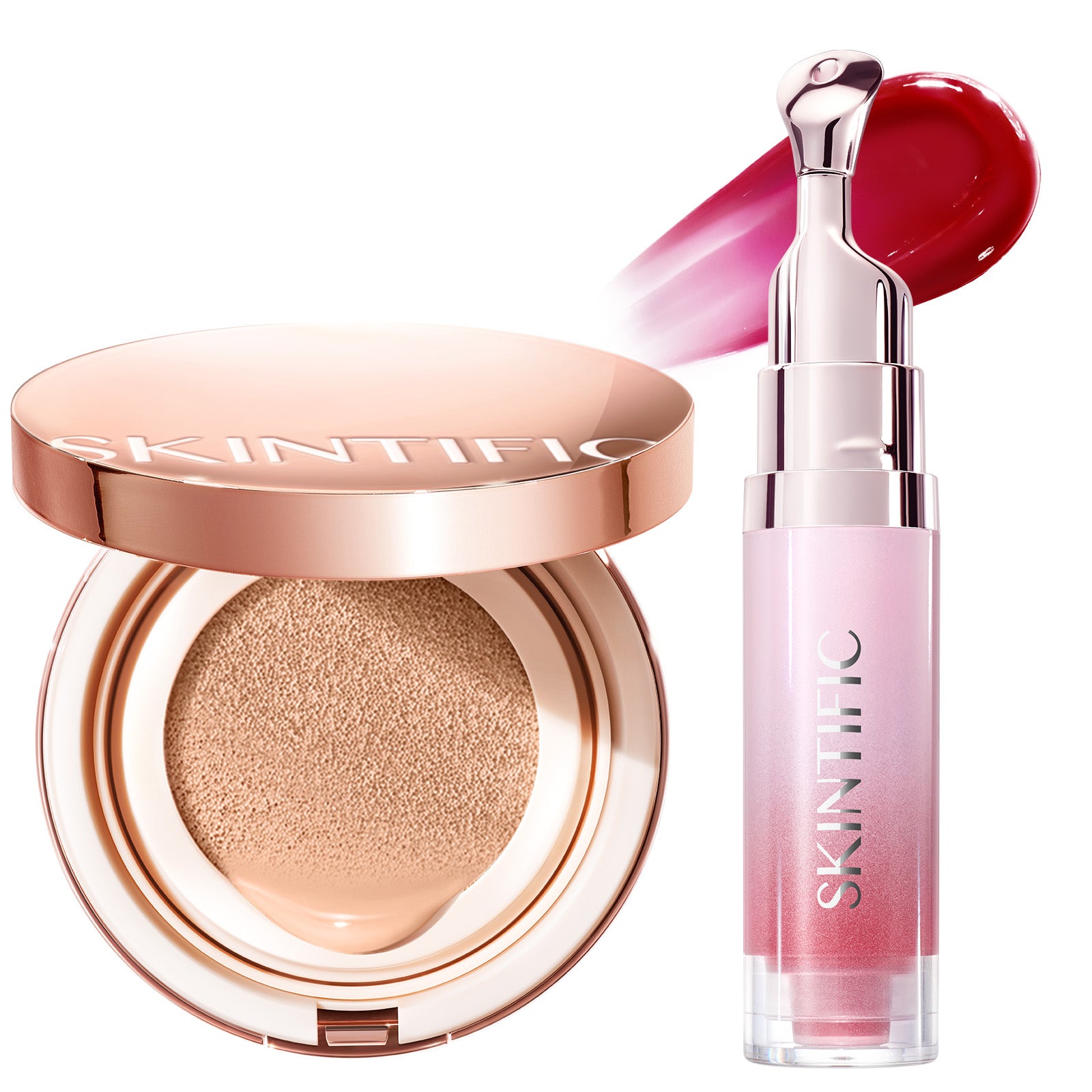 Cover All Perfect Cushion & Peptide Lip Serum Set 2pcs