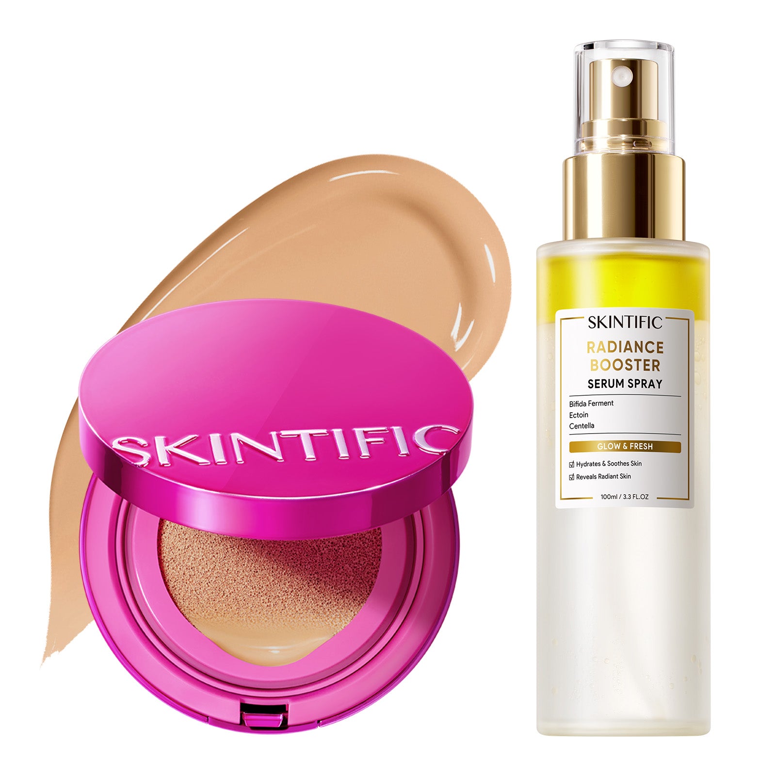 Glow Cushion & Serum Spray Set 2pcs